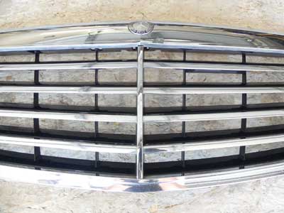 Mercedes Front Hood Radiator Chrome Grille Grill 2218800083 07-09 S550 S600 S63 S65 AMG7